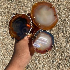 Agate bracelets made out of stones